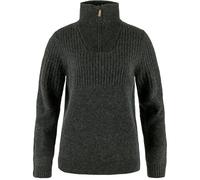 FJALLRAVEN 86993-030 Övik Half Zip Knit W Sweatshirt Damen Dark Grey Größe XXS