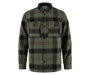 Fjallraven 87069-662-550 Övik Lite Padded Shirt M Shirt Herren Deep Forest-Black Größe XL, Tiefes Wald, Schwarz, XL