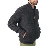 Fjallraven 87071-030 Övik Zip Cardigan Knit M Sweatshirt Herren Dark Grey Größe S