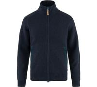 Fjallraven 87071-555 Övik Zip Cardigan Knit M Sweatshirt Herren Dark Navy Größe XS
