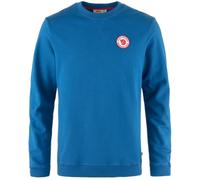 Fjallraven 87163-538 1960 Logo Badge Sweater M Sweatshirt Herren Alpine Blue Größe S