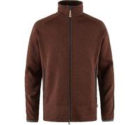 Fjallraven 87317-215 Övik Fleece Zip Sweater M Sweatshirt Herren Autumn Leaf Größe M