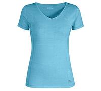 FJALLRAVEN Damen Abisko Cool W. T-Shirt, blau (Bluebird), XXS