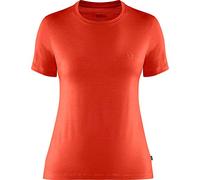 FJALLRAVEN Damen Abisko Wool Ss W Unterhemd, orange (Flame orange), XL
