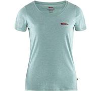 FJALLRAVEN Damen Logo T-Shirt W Unterhemd, Tonblau-Melange, XS