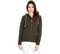 Fjallraven Damen Övik fleece hættetrøje Sweatshirt, Deep Forest, S EU