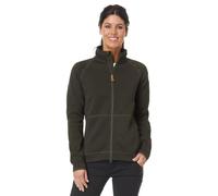 Fleecejacke Fjällräven Övik Fleece Zip Sweater Deep Forest Damen-S