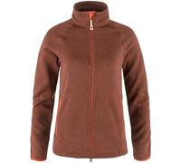 Fjallraven Damen Övik Fleece Zip Sweater W Sweatshirt Autumn Leaf 83520-215 Größe XL