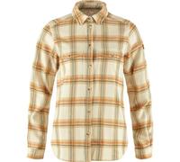 Fjällräven Damen Övik Heavy Flannel Shirt, Chalk White/Dune Beige, L