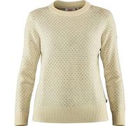 Fjallraven Damen Övik Nordic Sweater Sweatshirt, Chalk White, M EU