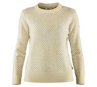 Fjallraven Damen Sweatshirt Övik Nordic Sweater W, Chalk White, XL, 89749