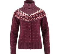 Fjallraven F84148-356 Övik Knit Cardigan W Dark Garnet L
