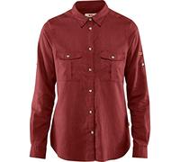 FJALLRAVEN F89843-342 Övik Travel Shirt LS W Raspberry Red XS