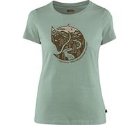 FJALLRAVEN F89849-516 Arctic Fox Print T-Shirt W Sage Green XXS