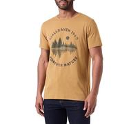 Fjallraven 87045-232 Forest Mirror T-Shirt M T-Shirt Herren Buckwheat Brown Größe M