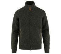 Fjallraven Herren Övik Zip Cardigan Knit M/Sweatshirt, Dunkles Olivgrün, M EU
