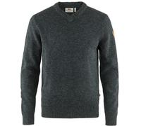 Fjallraven Herren Sweatshirt Övik V-Neck Sweater M, Dark Grey, L, 87320
