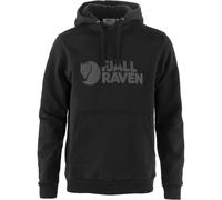 Fjällräven Logo Kapuzenpullover S Black