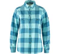 Fjällräven Damen Övik Heavy Flannel Shirt, Dawn Blue/Breeze Blue, XS