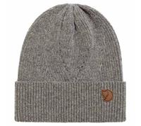 FJALLRAVEN Unisex Directional Rib Beanie Baskenmütze, Grau, Einheitsgröße EU