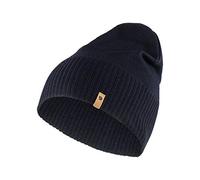 FJALLRAVEN Unisex Merino Lite Beanie Hat, Dark Navy, Einheitsgröße EU