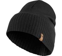 FJALLRAVEN Unisex Merino Lite Black Hat, Schwarz, Einheitsgröße EU