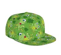 FJAUOQ Lustige Frosch Baseball Cap Snapback Hüte Verstellbare Kappe Bagger Hut Trucker Hut für Reisen Picknick Outdoor, Frosch-003, One size