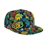 FJAUOQ Lustige Graffiti Baseball Cap Trucker Snapback Hüte Vintage Ball Hut Einstellbare Sport Caps für Männer Frauen, Bunte Graffiti-a011, One size