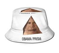 FJAUOQ The Obama Prism Shadow Meme Unisex Bucket Hat Sommer Reise Strand Sonnenhüte Outdoor Cap, Siehe Abbildung, One size