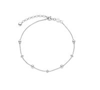 FJF JEWELLERY Fußkette / Fußband - Bella Balls and Stars Footchain - FJF0070005SWH silber