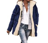 FJKVAVF Angebote des Tages Heute Damen Winterjacke Beige Damen Teddyfleece Jacke Herbstmantel Damen Wasserdicht Parka Damen Sommer Softshellmantel Blau Regenmantel Damen Grün Meine Bestellungen