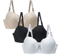 FJKVAVF Black of Friday Weihnachten Minimizer BH Große Größen Sport BH Kreuz Ruecken Bustier Baumwolle Ohne Bügel Bequemer Unterstuetzender BH Umstands BH Grosse Brueste Damenmode Sale Marken Elegant