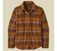 Fjord Flannel Shirt Women L braun - happy camper: shelter brown