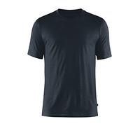 Fjällräven Abisko Wool SS M Herren T-Shirt (Dunkelblau XL Größe) Laufshirts