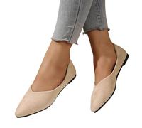 Flache Schuhe Für Damen Ballet Flats Bequeme Ballerinas Slip-On Trachtenschuhe Walkingschuhe Bequem Atmungsaktive Flat Damenschuhe Spitz Geschlossene Ballerina Tanzschuhe