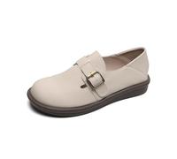 Flache Slip-On Loafer Damen 2-in-1 Schuhe im Birkenstock-Design rutschfeste Gummisohle Perfekt für Shorts und Hosen