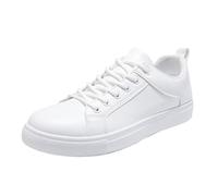 Flache Sport-Sneaker für Herren, breite Passform, kleine weiße Schuhe, Herren-Turnschuhe, Plattenschuhe, Retro, Hundert, passende Gezeitenschuhe, Freizeitschuhe, Wanderschuhe, modische Turnschuhe,