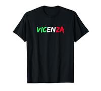 Flagge Italienische Stadt Vicenza T-Shirt