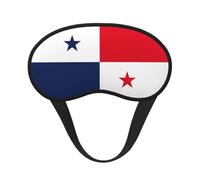 Flagge von Panama Druck verstellbare Augenabdeckung zum Schlafen, bequeme, druckfreie und atmungsaktive Schlafmasken