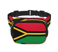 Flagge von Vanuatu bedruckte multifunktionale Hüfttasche, Unisex, trendige Kuriertasche, Reise-Sport-Aufbewahrungstasche
