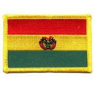 Flaggen Aufnäher Patch Bolivien Fahne Flagge NEU