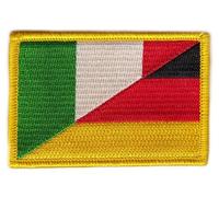 Flaggen Aufnäher Patch Deutschland/Italien Fahne Flagge