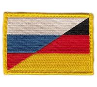 Flaggen Aufnäher Patch Deutschland/Russland Fahne Flagge