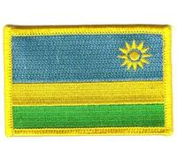 Flaggen Aufnäher Patch Ruanda Fahne Flagge NEU