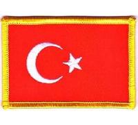 Flaggen Aufnäher Patch Türkei Fahne Flagge NEU