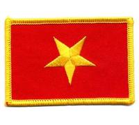 Flaggen Aufnäher Patch Vietnam Fahne Flagge NEU