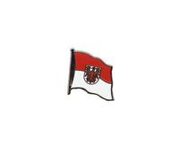 Flaggen-Pin/Anstecker Deutschland Brandenburg vergoldet