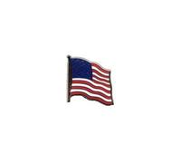 Flaggen-Pin / Anstecker USA vergoldet