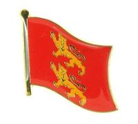 Flaggen Pin Fahne Frankreich - Normandie Anstecknadel