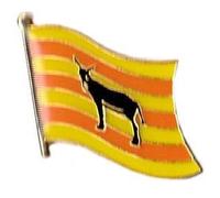 Flaggen Pin Katalonischer Esel Fahne Flagge Anstecknadel